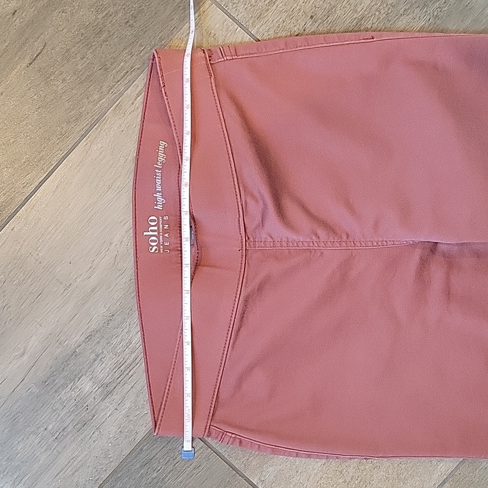 NY&Co Soho jeans high-waisted legging in dusty rose, Medium - Picture 7 of 8